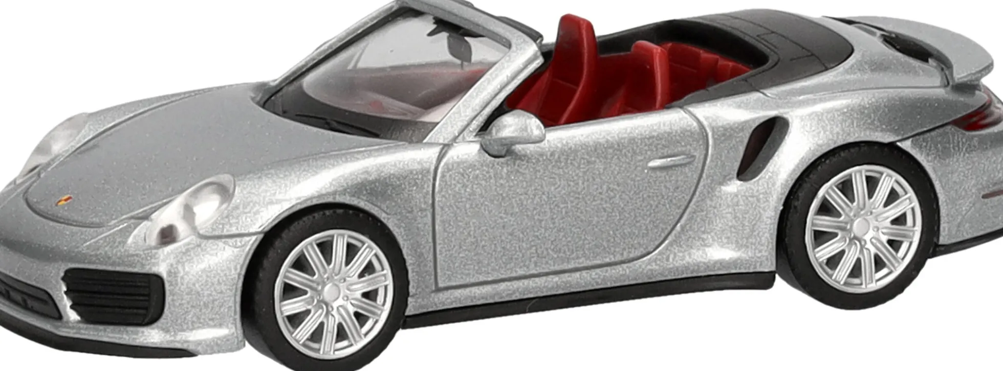 herpa 038928-003 Porsche 911 Turbo Cabrio dolomitsilber | Modellauto 1:87