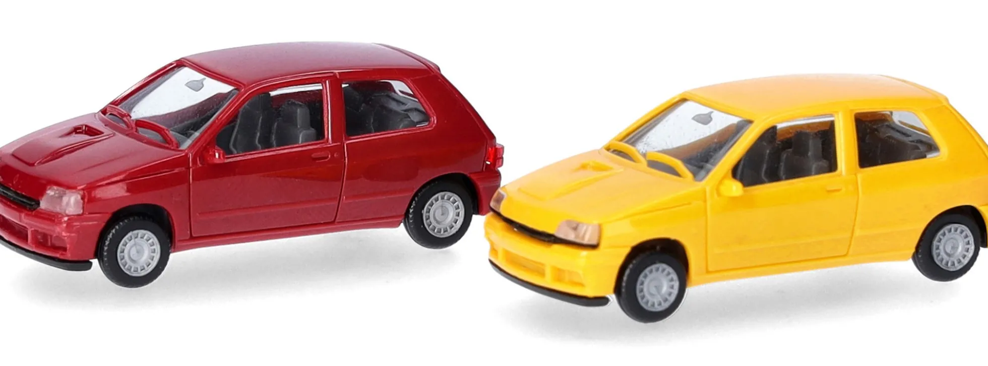 herpa 012171-002 Renault Clio 16V Jaune/Rouge Etrusque MINIKIT | Modellauto Bausatz 1:87