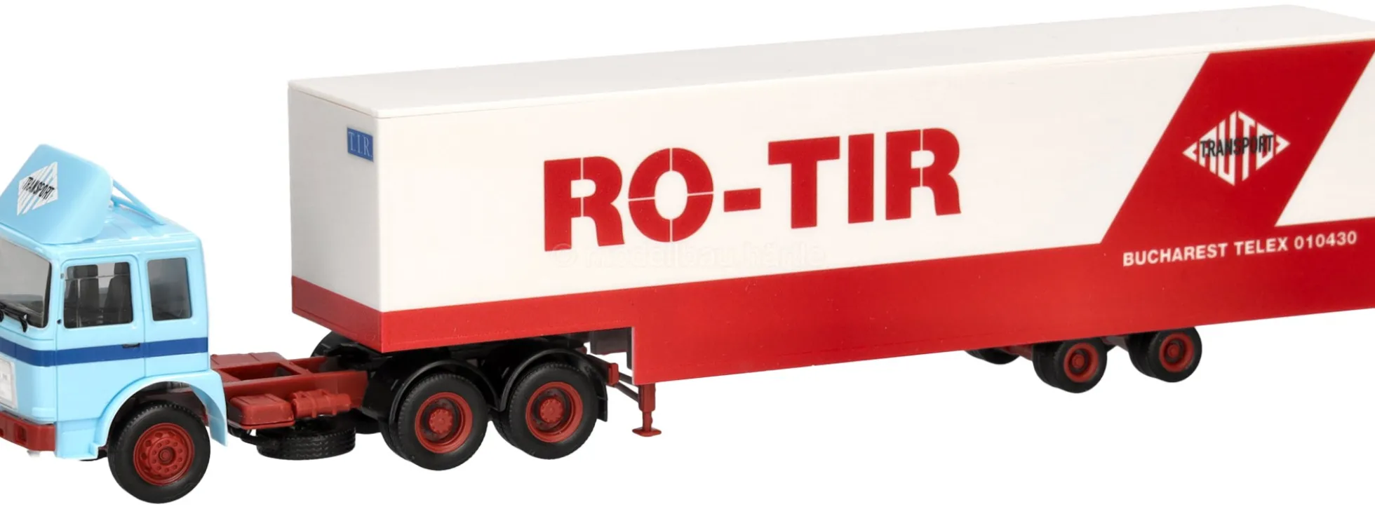 herpa 320696 Roman Diesel 6x4 Jumbokoffer-Sattelzug RO-TIR | LKW-Modell 1:87