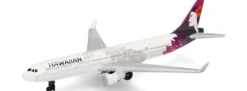 herpa 86RT-24341 Airbus A330 Hawaiian Airlines Aviation Toy | WINGS