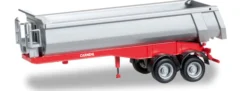herpa 076036-002 Rundmuldenauflieger Carnehl 2a, silber Aufliegermodell 1:87