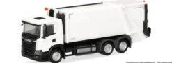 herpa 321846 Scania CG17 Pressmüllfahrzeug Variopress weiß | LKW-Modell 1:87