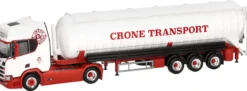herpa 319904 Scania CR20 HD Saugsilo-Sattelzug Crone Handel und Transport LKW-Modell 1:87