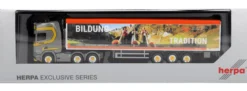 herpa 925396 Scania CR 20 HD Schubboden-Sattelzug - Dornbierer | LKW-Modell 1:87