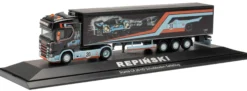 herpa 122283 Scania CR20 HD Schubbodensattelzug Repinski Le Mans LKW-Modell 1:87