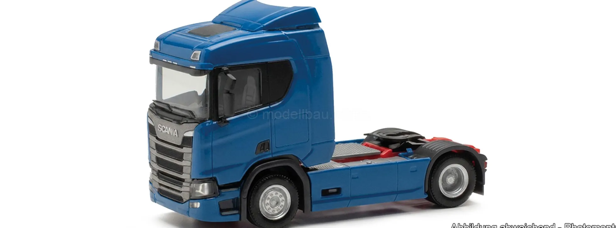 herpa 307642-004 Scania CR 20 ND Zugmaschine - blau | LKW-Modell 1:87
