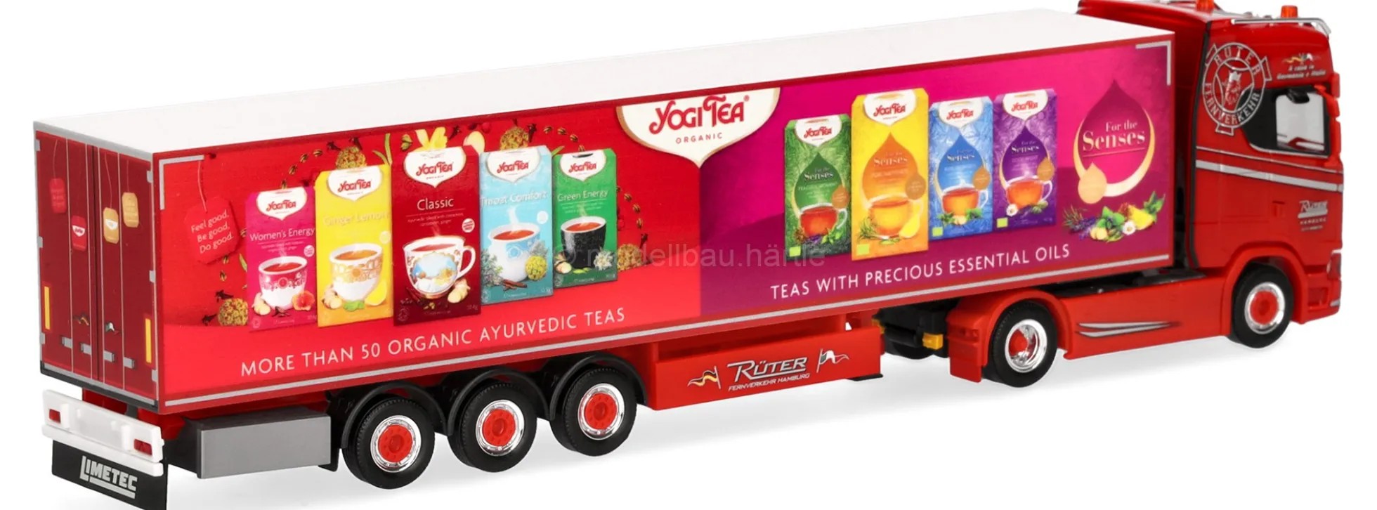 herpa 943895 Scania CS 20 HD Kühlkoffer-Sattelzug Rüter/Yogi | LKW-Modell 1:87