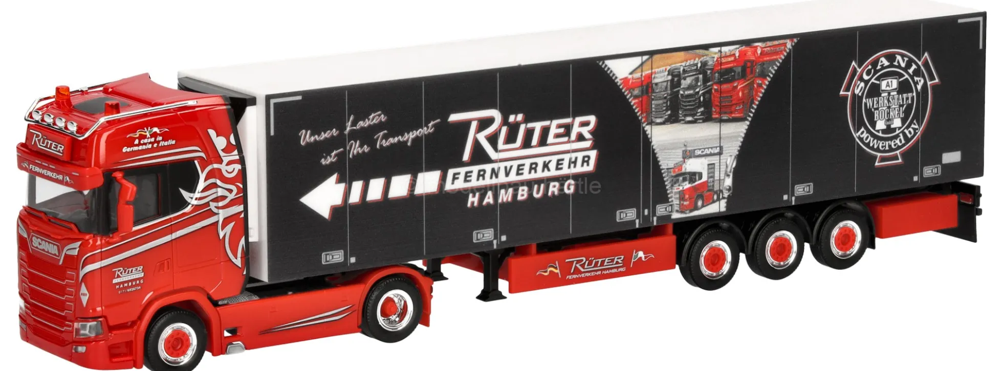 herpa 320689 Scania CS 20 HD Kühlkoffer-Sattelzug Rüter | LKW-Modell 1:87