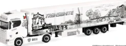 herpa 322362 Scania CS 20 HD Kühlkoffer-Sattelzug - Transwhite | LKW-Modell 1:87