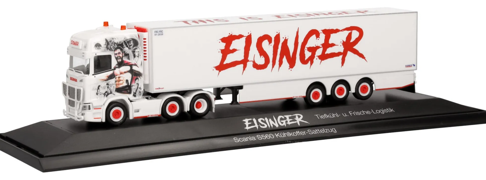 herpa 122306 Scania CS20 HD Kühlkoffersattelzug Eisinger LKW-Modell 1:87