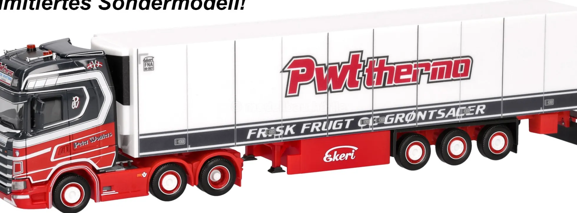 herpa 960724 Scania CS20 HD Kühlkoffersattelzug PWT thermo PREMIUM LKW-Modell 1:87