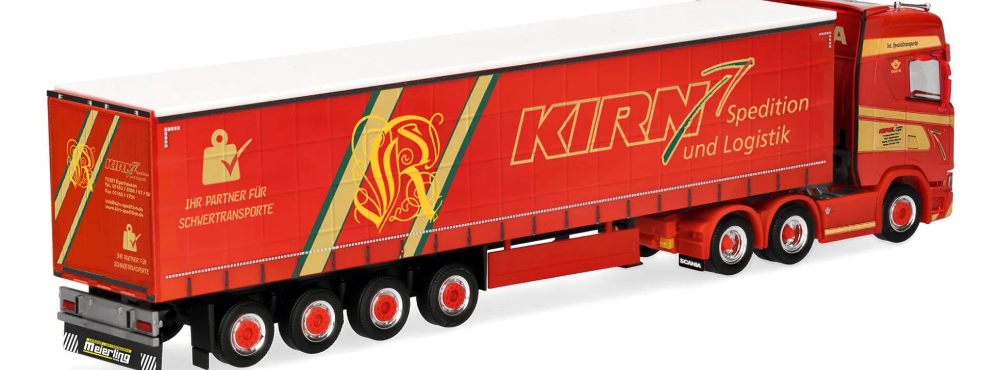 herpa 962872 Scania CS 20 HD Sattelzug - Hans Kirn | PREMIUM | LKW-Modell 1:87