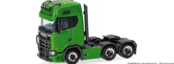 herpa 314053-007 Scania CS 20 HD Zugmaschine 6x4 - grün | LKW-Modell 1:87
