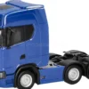 herpa 307543-006 Scania CS 20 Hochdach Zugmaschine 3-achs 6x2 blau | LKW-Modell 1:87