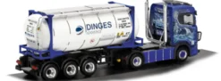 herpa 122382 Scania CS20 ND Tankcontainersattelzug Ingo Dinges Viking CLV LKW-Modell 1:87