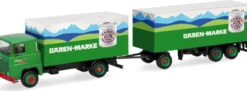 herpa 321723 Scania 111 Kofferhängerzug Spedition Reiter Bärenmarke LKW-Modell 1:87