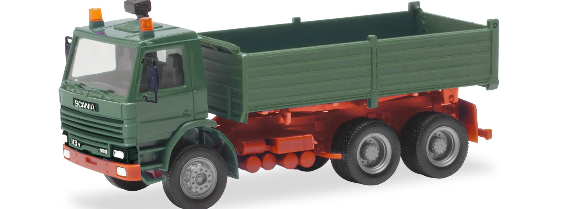 herpa 317221-002 Scania 113M 380 Kipp-LKW 3-achs grün | LKW-Modell 1:87