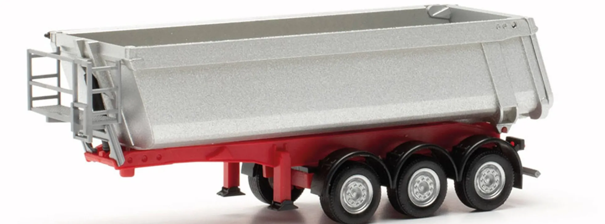 herpa 077026-002 Schmitz Cargobull Kippauflieger 3achs silber Aufliegermodell 1:87