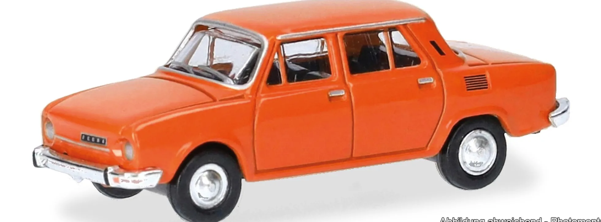 herpa 066570-004 Skoda 110L signalorange | Modellauto 1:120