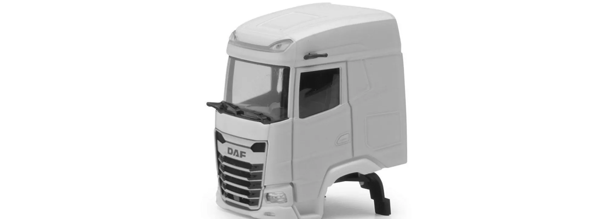 herpa 085663 Teileservice DAF XG Fahrerhaus OHNE Windleitblech und Dachspoiler 2 Stück Bausatz 1:87