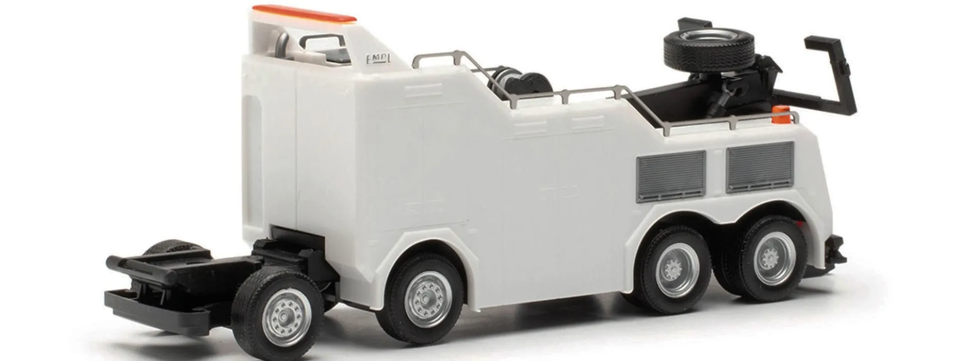 herpa 085717 Teileservice EMPL Aufbau komplett mit Fahrgestell weiss 2 Stück Bausatz LKW-Modell 1:87