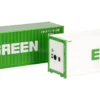 herpa 076449-007 2-tlg. Set 40ft Container Evergreen | LKW-Modell Zubehör 1:87
