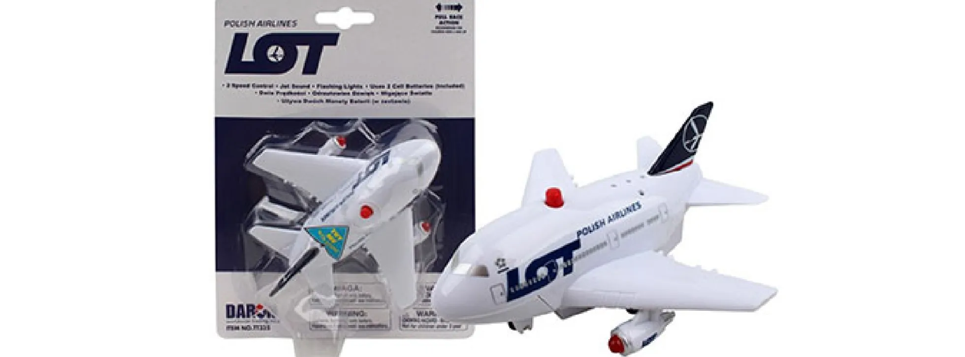 herpa 86TT-335 Pullback Plane LOT | mit Sound | Kinderspielzeug 1:500