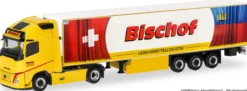 herpa 321785 Volvo FH Aero Globetrotter XL Kühlkoffer-Sattelzug Bischof | LKW-Modell 1:87