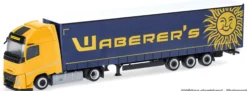 herpa 321808 Volvo FH Aero Globetrotter XL Sattelzug Waberers | LKW-Modell 1:87