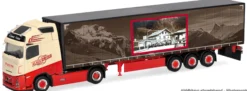 herpa 322348 Volvo FH Aero GL XL Gardinenplanen-Sattelzug - Klaus Huber | LKW-Modell 1:87