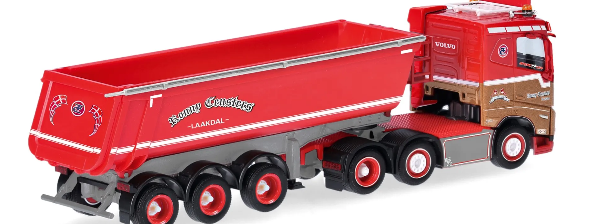 herpa 959858 Volvo FH FD 3a 2020 Kippsattelzug Ronny Ceusters PREMIUM LKW-Modell 1:87