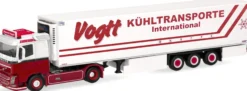 herpa 321990 Volvo FH Flachdach Kühlkoffersattelzug Vogtt Kühltransporte LKW-Modell 1:87