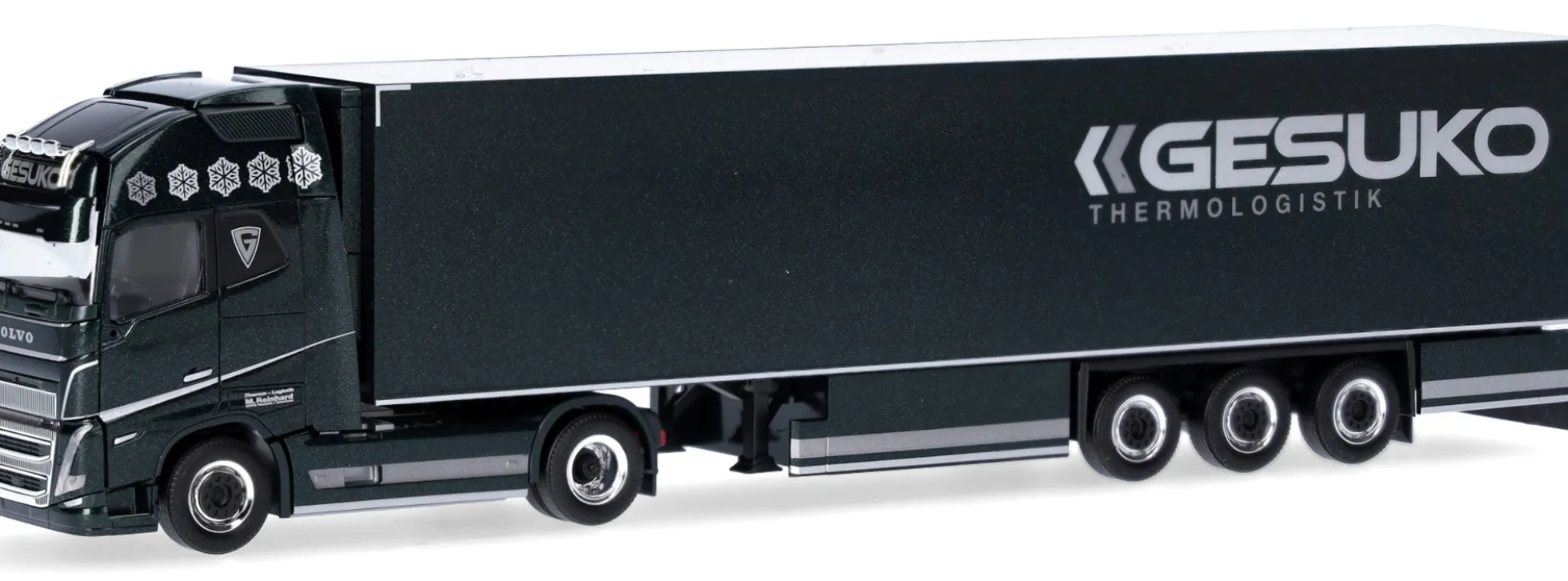 herpa 318280 Volvo FH GL XL 2020 Kühlkoffersattelzug GESUKO LKW-Modell 1:87