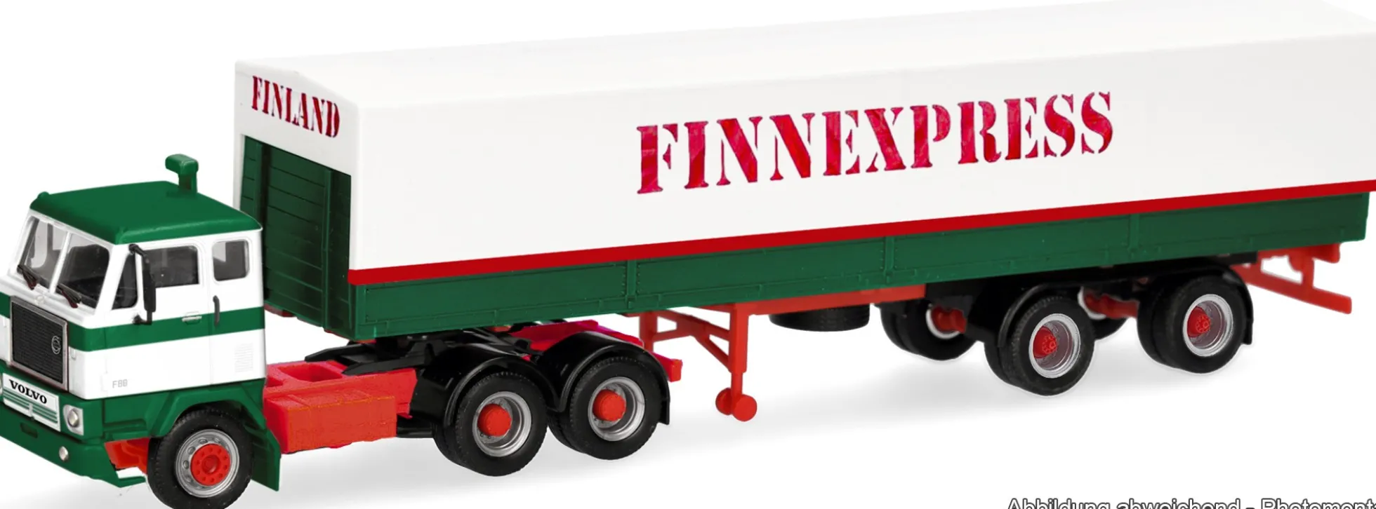 herpa 321631 Volvo F88 Planen-Sattelzug - Finnexpress | LKW-Modell 1:87