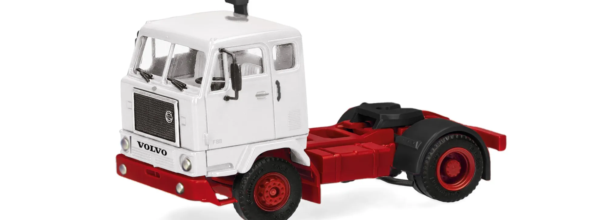 herpa 321570-002 Volvo F88 Solozugmaschine 2achs weiß LKW-Modell 1:87