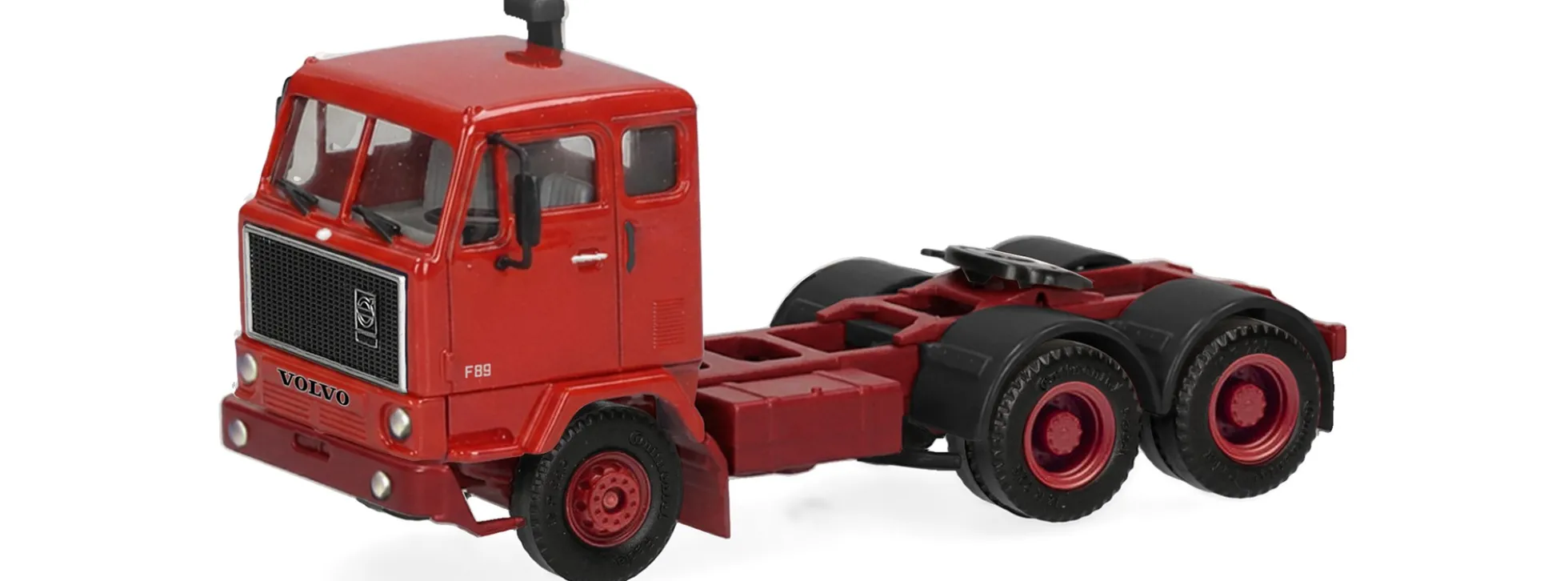 herpa 321594 Volvo F89 Zugmaschine 3-achs hellrot | LKW-Modell 1:87