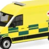 herpa 099646 VW Crafter Kasten HD RTW - Ambulance Croix Rouge| Blaulichtmodell 1:87