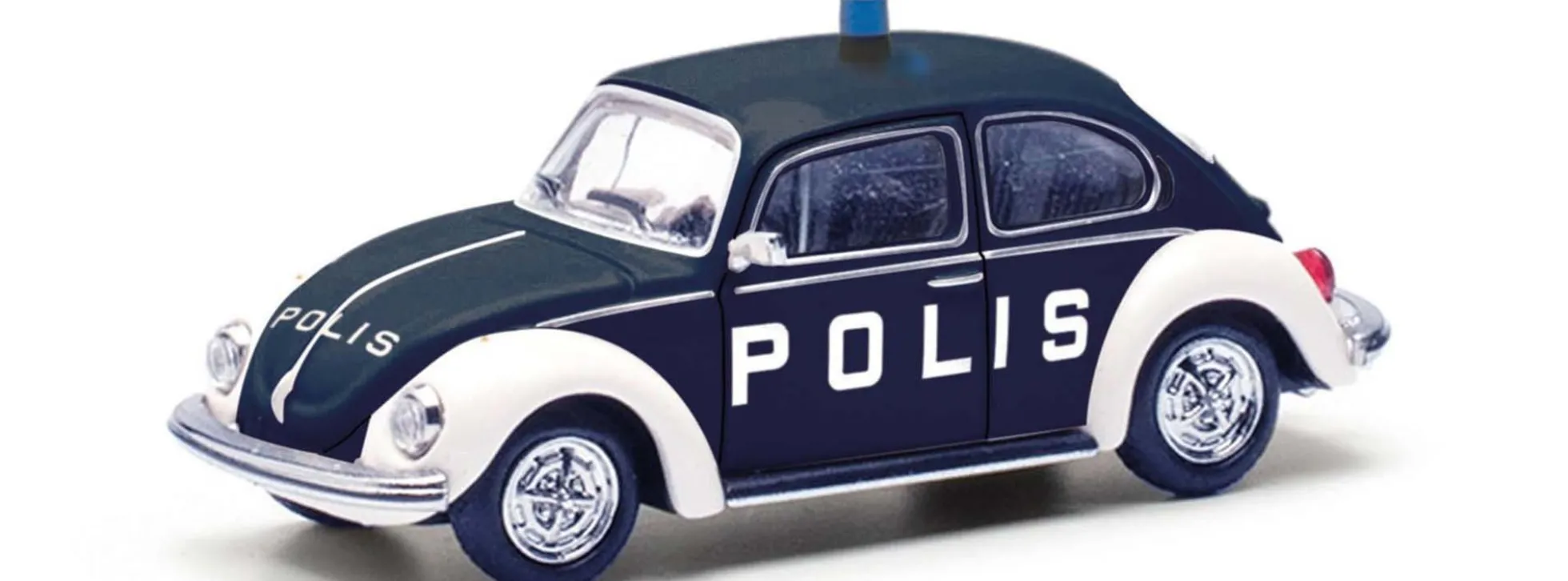 herpa 097390 VW Käfer 1303 Polis Blaulichtmodell 1:87