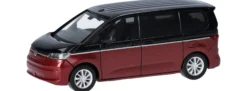 herpa 430425-002 VW Multivan Deep-Black/Fortanarot | Modellauto 1:87