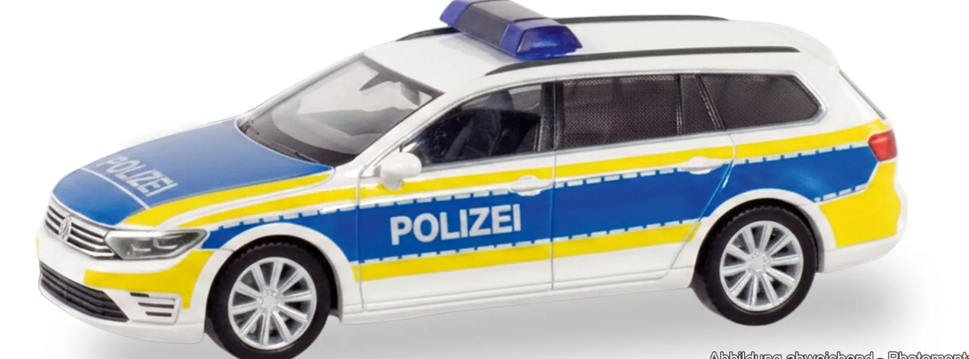 herpa 099554 VW Passat GTE Variant Polizei Niedersachsen | Blaulichtmodell 1:87