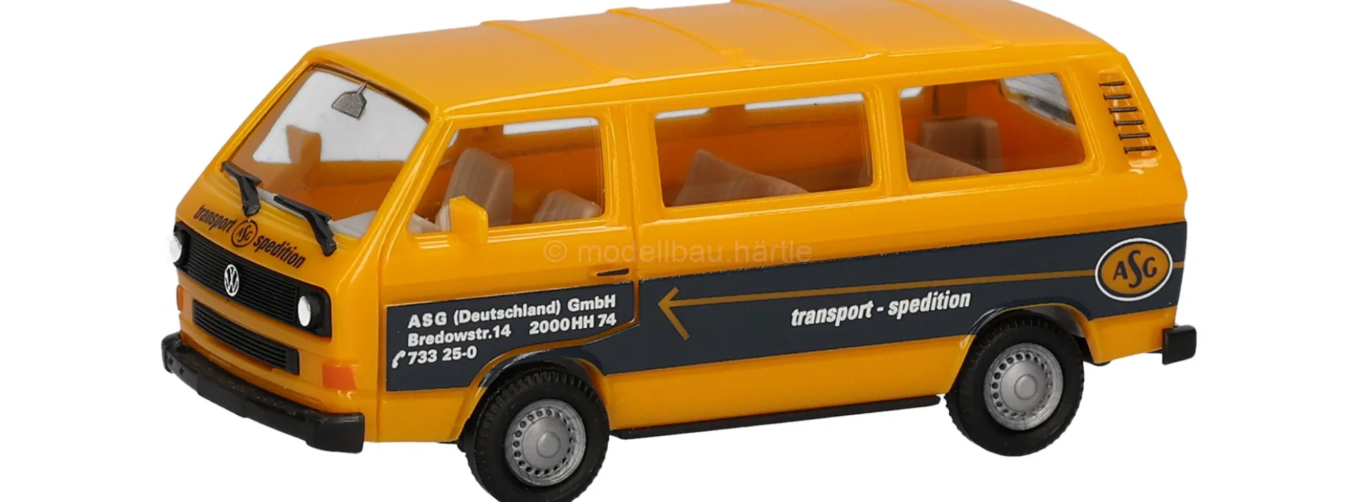 herpa 099219 VW T3 Bus ASG Hamburg | Modellauto 1:87