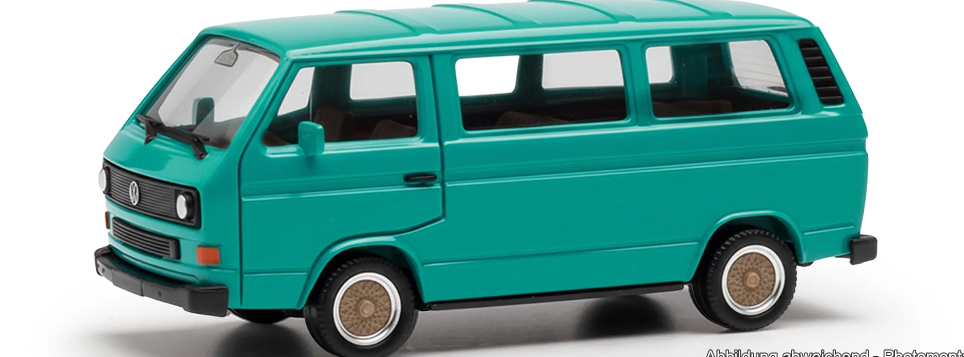 herpa 420914-003 VW T3 Bus - türkisblau | Modellauto 1:87