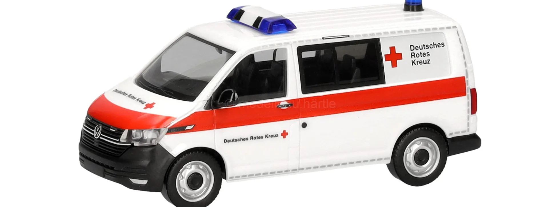 herpa 098960 VW T6.1 Halbbus DRK | Blaulichtmodell 1:87
