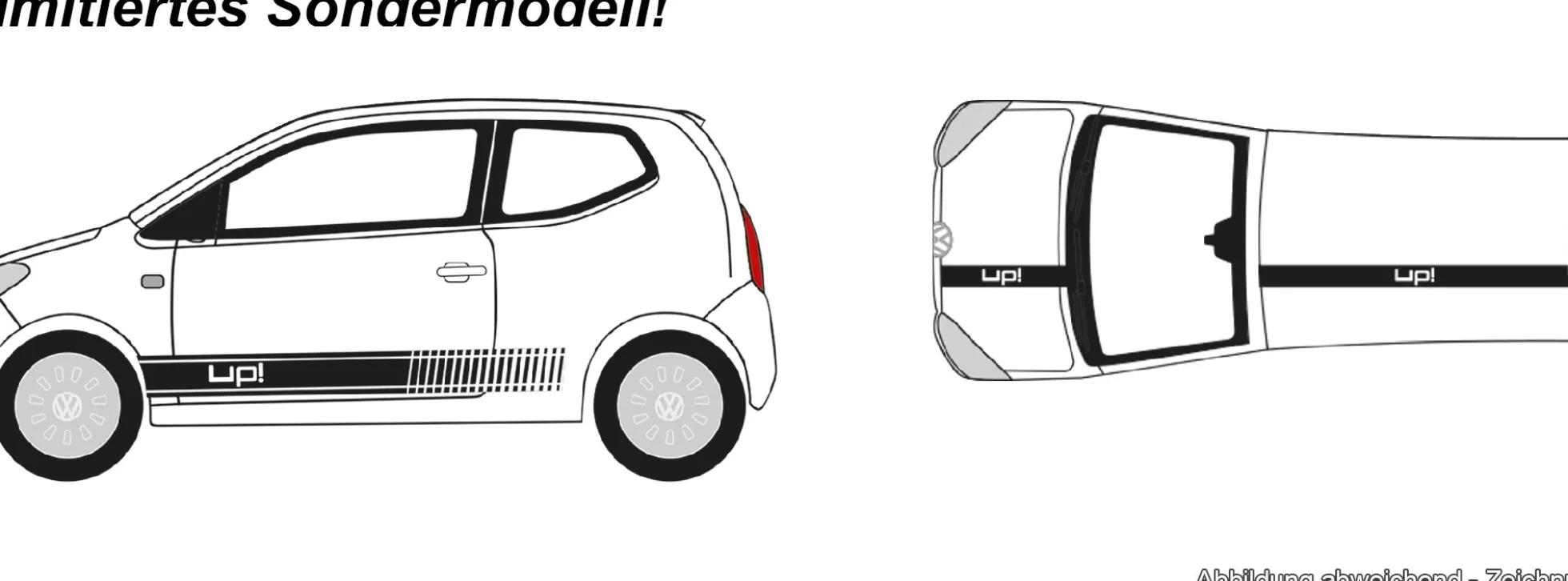 herpa 962742 VW Up! 3-türig weiß | Modellauto 1:87