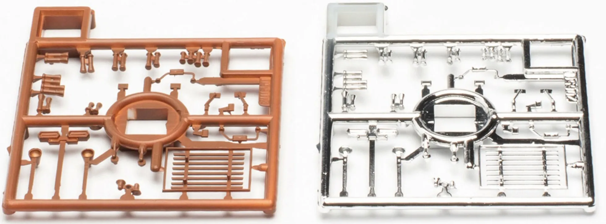 herpa 051903-002 Zubehörset Dachträger und Zubehör chrom und braun Zubehörset 1:87