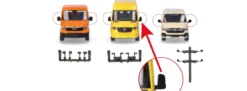 herpa 054508 Zubehör Spiegel-Set für Transporter je 5 Sets Zubehör 1:87