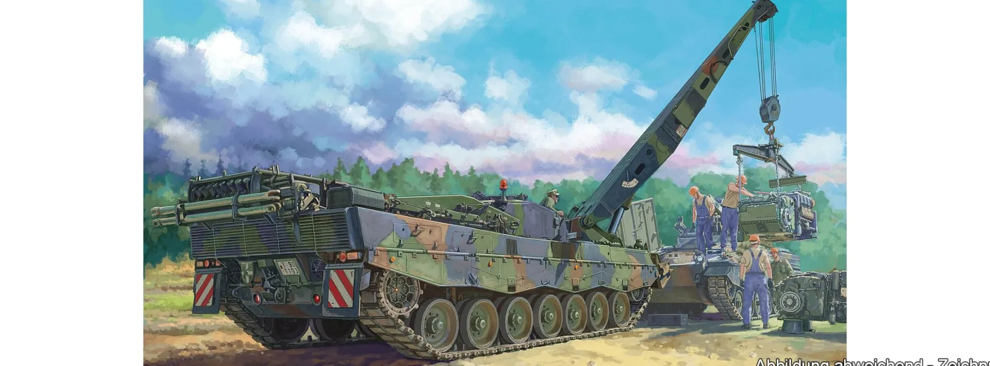 HobbyBoss 84565 Bergepanzer BPz3 Büffel | Panzer Bausatz 1:35