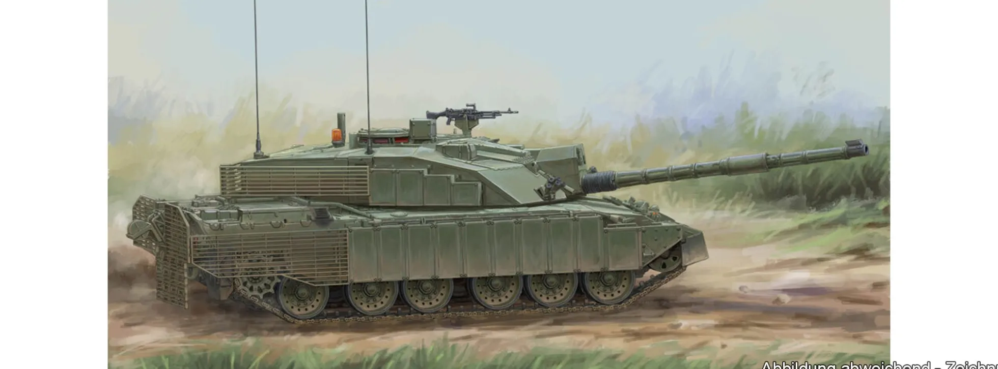 HobbyBoss 84854 British Challenger 2 Enhanced Armour | Panzer Bausatz 1:48
