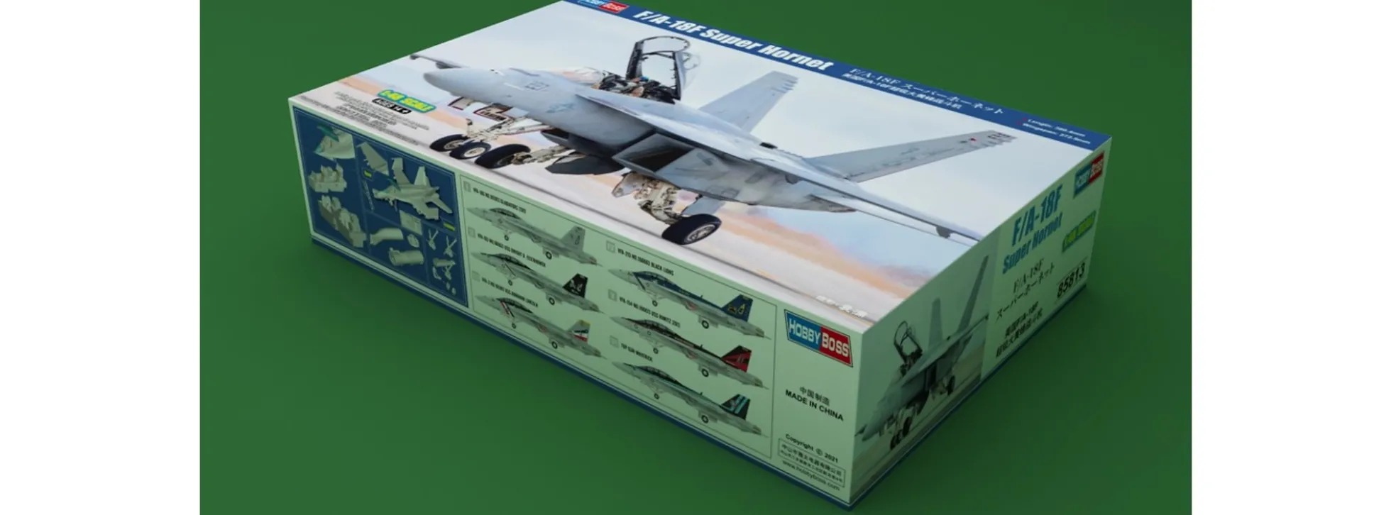 HobbyBoss 85813 F/A-18F Hornet Kampfjet | Flugzeug Bausatz 1:48