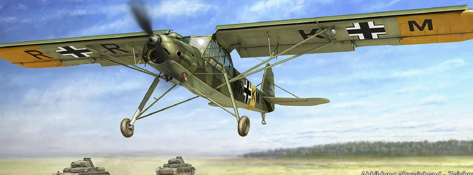 HobbyBoss 80180 Fieseler FI 156 A-0/C-1 Storch | Flugzeug Bausatz 1:35